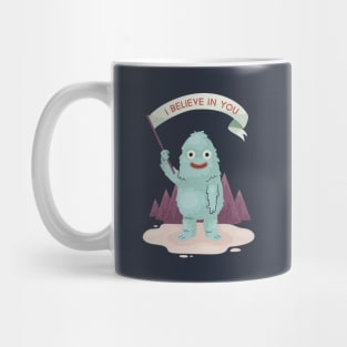 Christmas Yeti Believes In You Mug